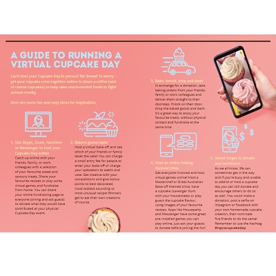 Virtual Cupcake Day Poster